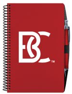 Custom Poly Cover Academic Weekly Planner w/Pen Safe Back (5 ¼"x 8 ¼")