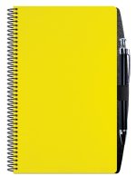 Custom Poly Cover Academic Weekly Planner w/Pen Safe Back (5 ¼"x 8 ¼") - 6