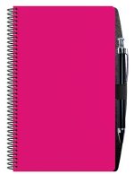 Custom Poly Cover Academic Weekly Planner w/Pen Safe Back (5 ¼"x 8 ¼") - 7