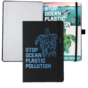 Custom Recycled Marine Journal w/Full-Color Tip-In (5.5"x8.5")