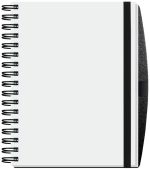 Custom Shadowbox Paperboard Journal w/100 Sheets & Pen (6 ½"x 8 ½") - 1