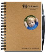 Custom Shadowbox Paperboard Journal w/100 Sheets & Pen (6 ½"x 8 ½") - 2