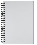 Custom Shadowbox Paperboard Journal w/100 Sheets & Pen (7"x 10") - 1