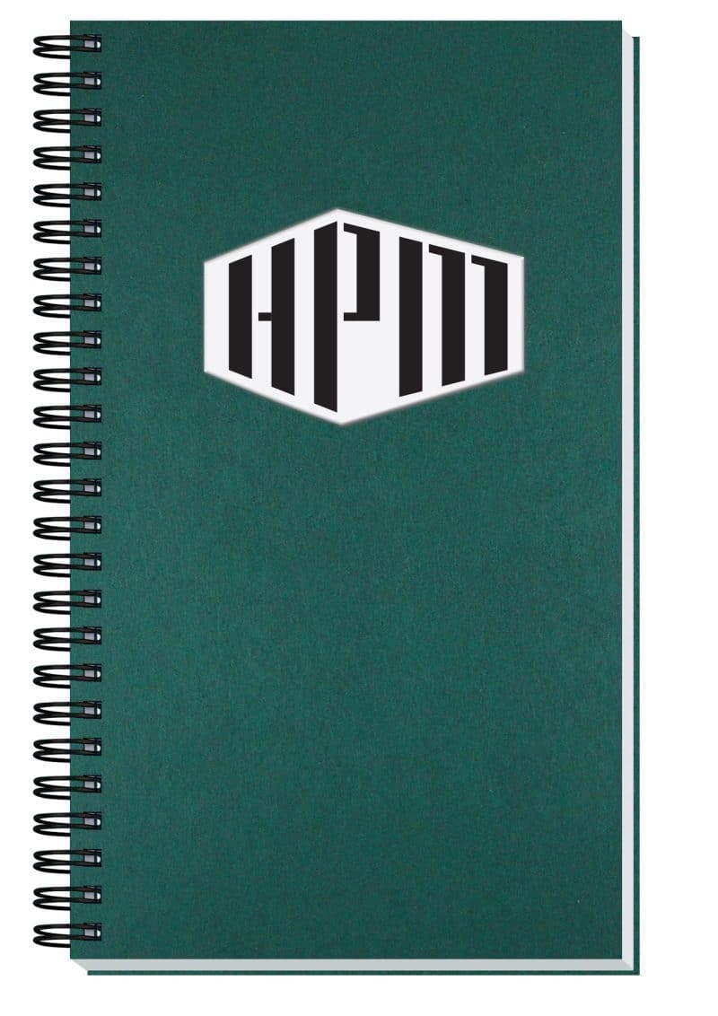Custom Shadowbox Paperboard Journal w/50 Sheets (5 ¼"x 8 ¼")