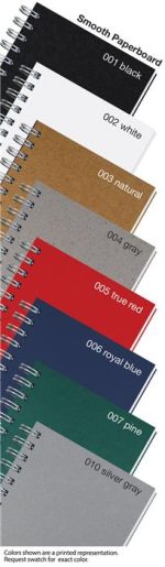 Custom Shadowbox Paperboard Journal w/50 Sheets (8 ½"x 11") - 2
