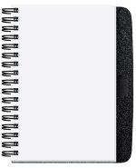 Custom Shadowbox Paperboard Journal w/50 Sheets & Pen (4"x 6") - 1