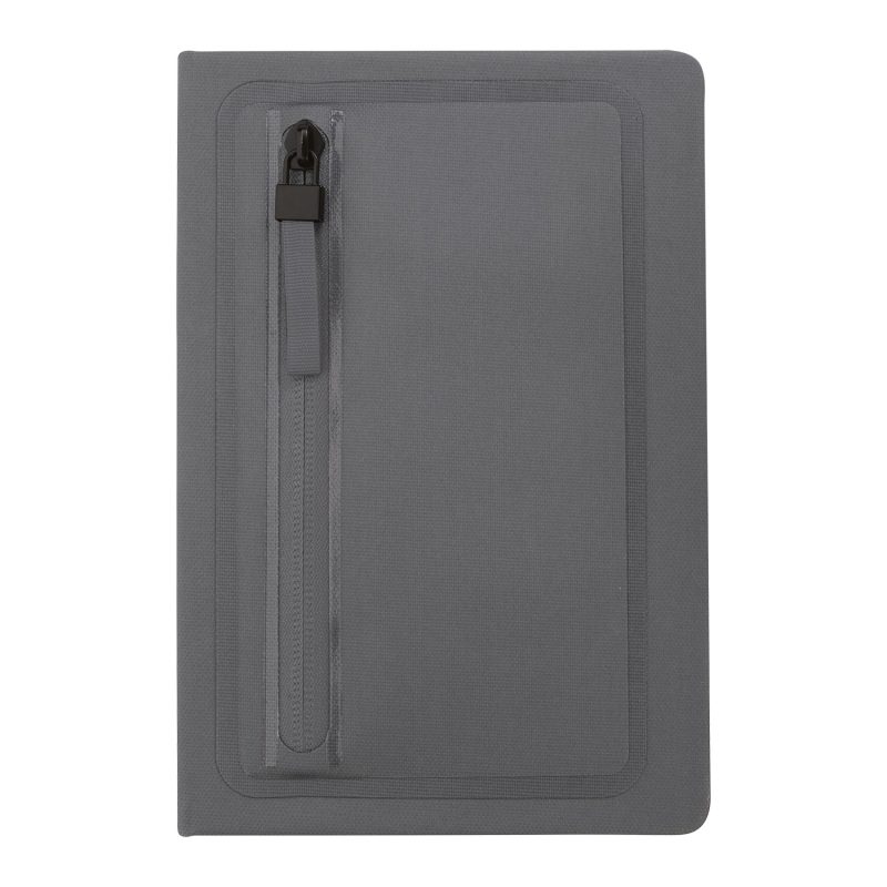 Custom Sleek Zippered Pocket Journal - 1