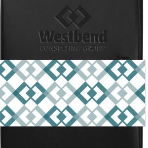 Custom Small Refillable Dovana Journal w/Graphic Wrap (6"x7.75")