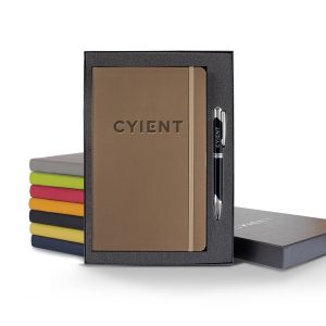 Custom ApPeel Medio Lined Apple Page Journal Gift Set