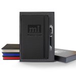 Custom Castelli All Metal Medio Lined Ivory Page Journal Gift Set