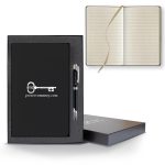 Custom Castelli Matra Slim Medio Lined Ivory Page Journal Gift Set - 8