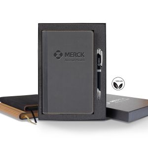 Custom Castelli Vegan ECO Medio Lined Ivory Page Journal Gift Set