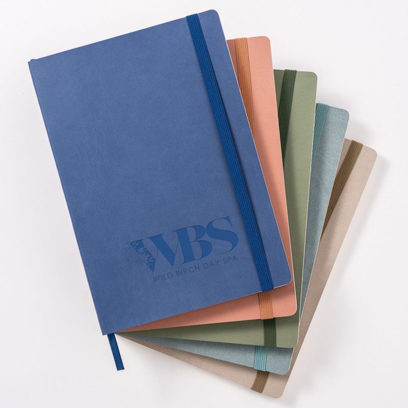 Custom Saratoga Exec Soft Cover Journal - Debossed - 1
