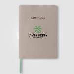 Custom Gaia FSC Paper Ribbon Marker Gratitude Journal - A5 - Full-Color Inkjet