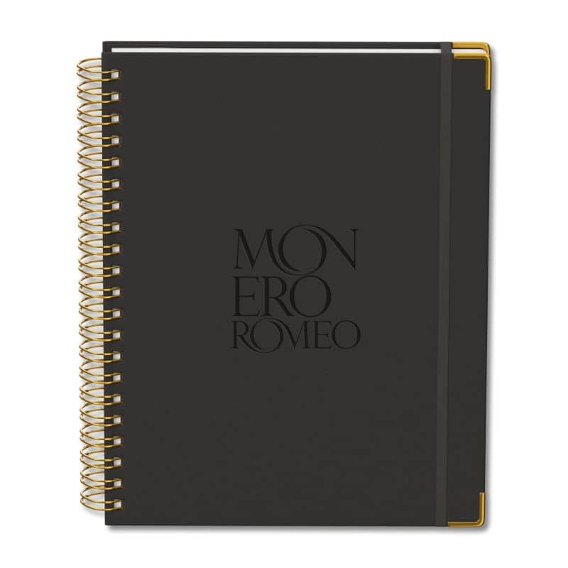 Custom Luna A4 Hard Cover Spiral Journal - 3