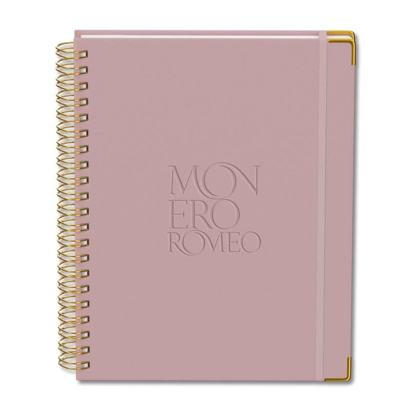 Custom Luna A4 Hard Cover Spiral Journal