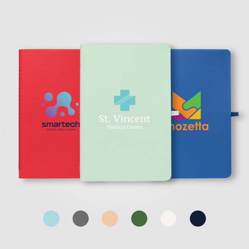 Custom Monolith Stone Paper Soft Touch Lined Journal - A5 - Full-Color Inkjet