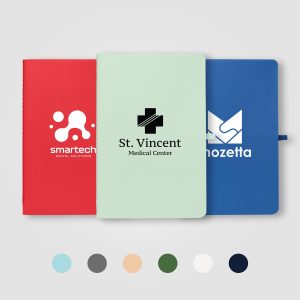 Custom Monolith Stone Paper Soft Touch Lined Journal - A5 - Silkscreen