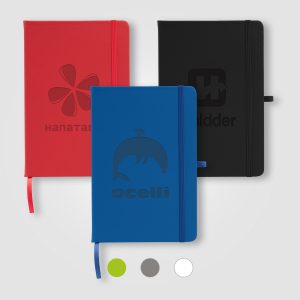 Custom Wilde Recycled Hard Cover Journal - A5 5.5" x 8.3" - Debossed