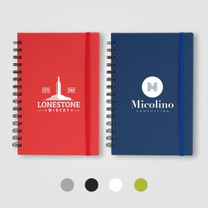 Custom Zelda Recycled Cover Spiral Journal - A5 5.5" x 8.3" - Silkscreen