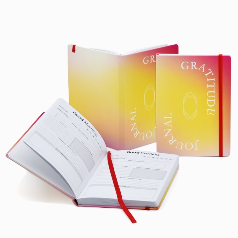5X7-Hardcover-Gratitude-Journal-EBFC57GR Custom 5"X7" Hardcover - Gratitude Journal