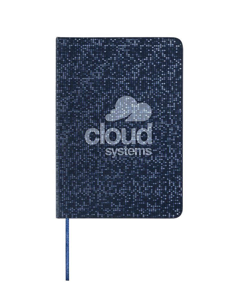 Custom Looking Glass Eco Textured Reflective Journal