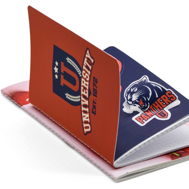 Custom 3.5" x 5" Full Color Commuter Sticker Journal - 1