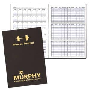 Custom Fitness Journal Large 7 x 10