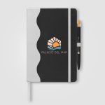 Custom Grete Recycled Wave Pattern Journal Pen Set - A5 - 1