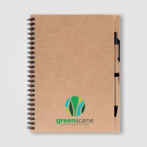Custom Hawken - Recycled Journal & Kraft Pen Set