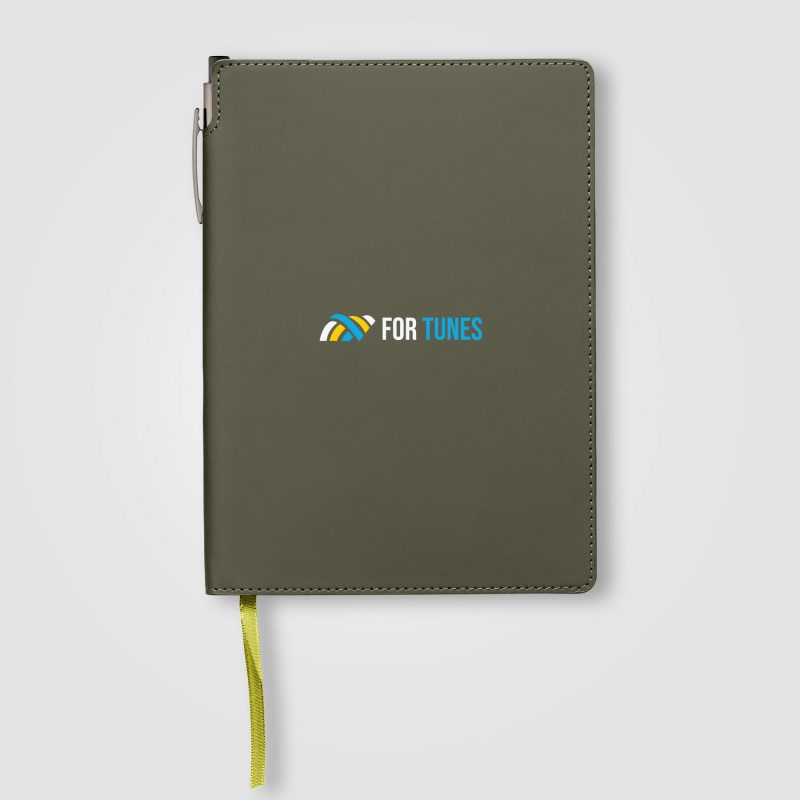 Custom Malm? Recycled PU Extended Pen Loop Journal Pen Set - A5 - 2