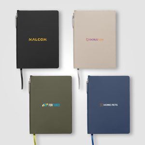 Custom Malm? Recycled PU Extended Pen Loop Journal Pen Set - A5