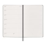 Custom Moleskine Hard Cover Large 12-Month Weekly 2027 Planner - Black - 3