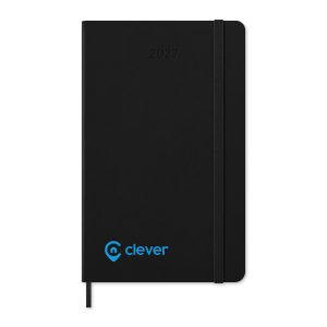 Custom Moleskine Hard Cover Large 12-Month Weekly 2027 Planner - Black