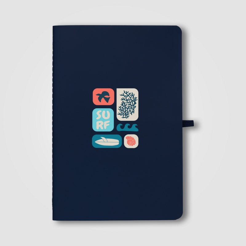 Custom Monolith Stone Paper Soft Touch Lined Journal - A5 - 5