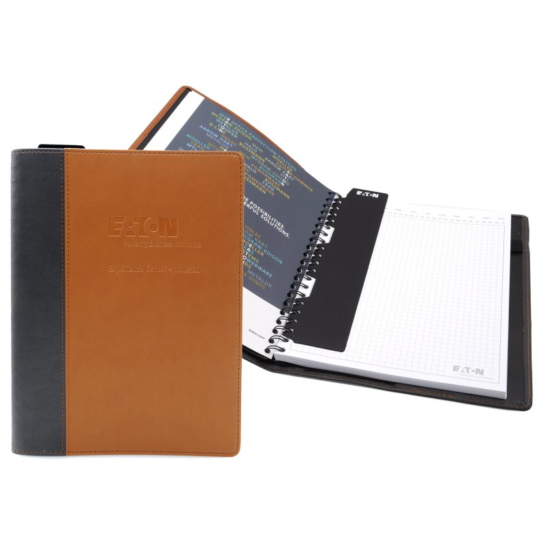 Custom 8" x 10.5" Refillable Market St. Spiral Journal Notebook - 4