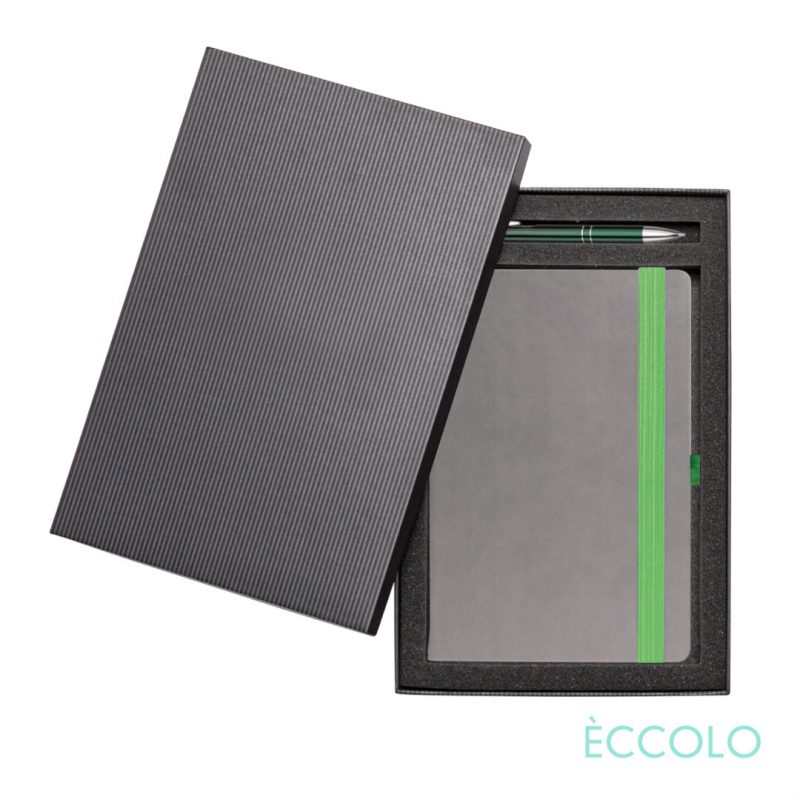 Custom Eccolo? Salsa Journal/Clicker Pen Gift Set - (M) - 2