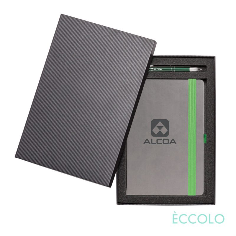 Custom Eccolo? Salsa Journal/Clicker Pen Gift Set - (M)