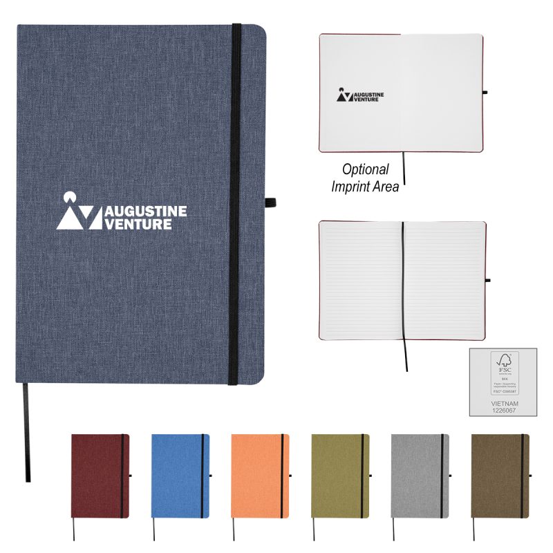 Custom Heathered 7" X 10" Journal