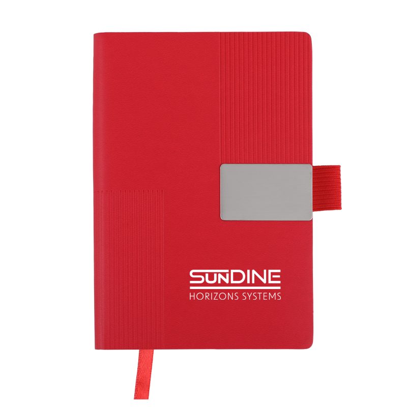 Custom Small Linear Recycled PU Journal w/FSC® paper - 5