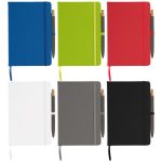 Custom Wilde Recycled Hard Cover Journal & Pen Set - A5 5.5" x 8.3" - 1