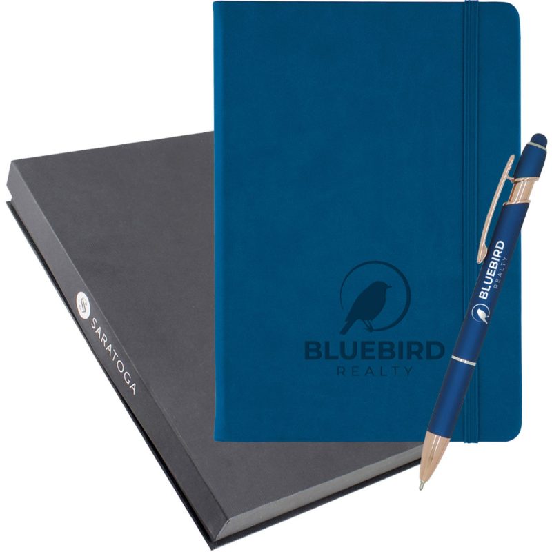 Custom Bella Luna Ultima Journal Gift Set - Debossed - 1