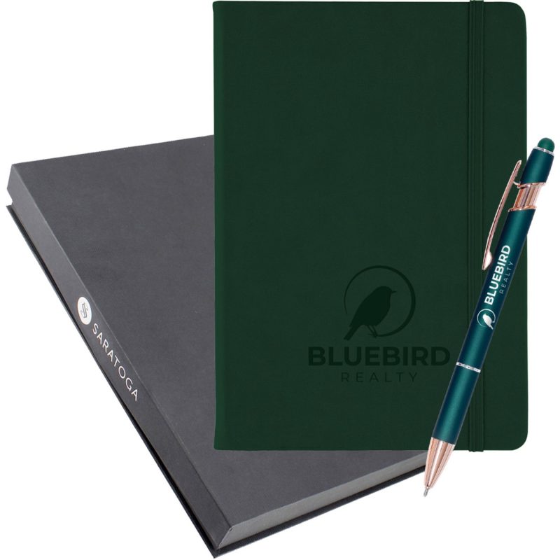 Custom Bella Luna Ultima Journal Gift Set - Debossed - 2