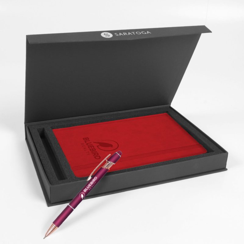 Custom Bella Luna Ultima Journal Gift Set - Debossed - 3
