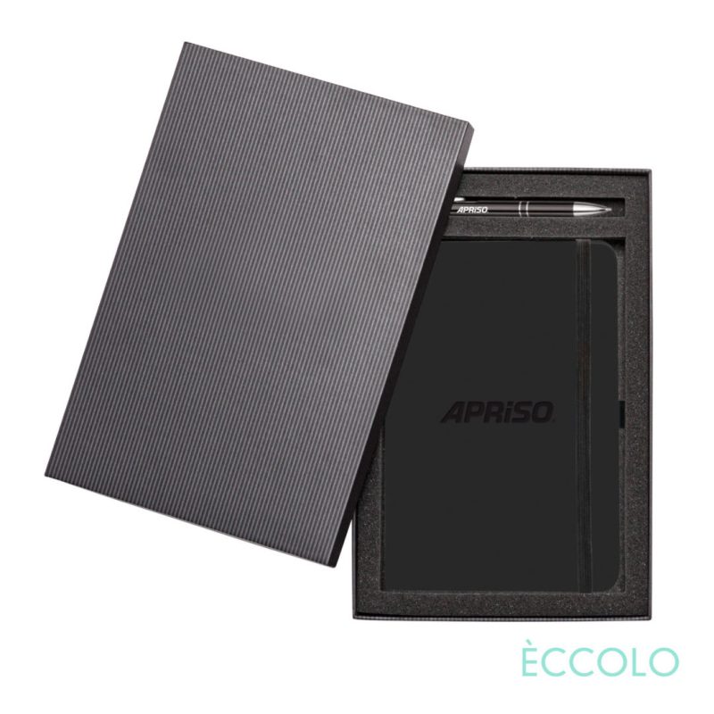 Custom Eccolo? Calypso Journal/Clicker Pen Gift Set - (M) - 3