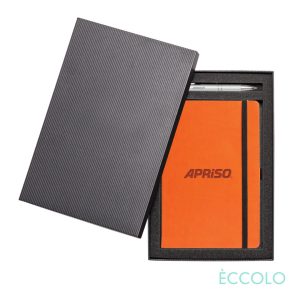 Custom Eccolo? Calypso Journal/Clicker Pen Gift Set - (M)