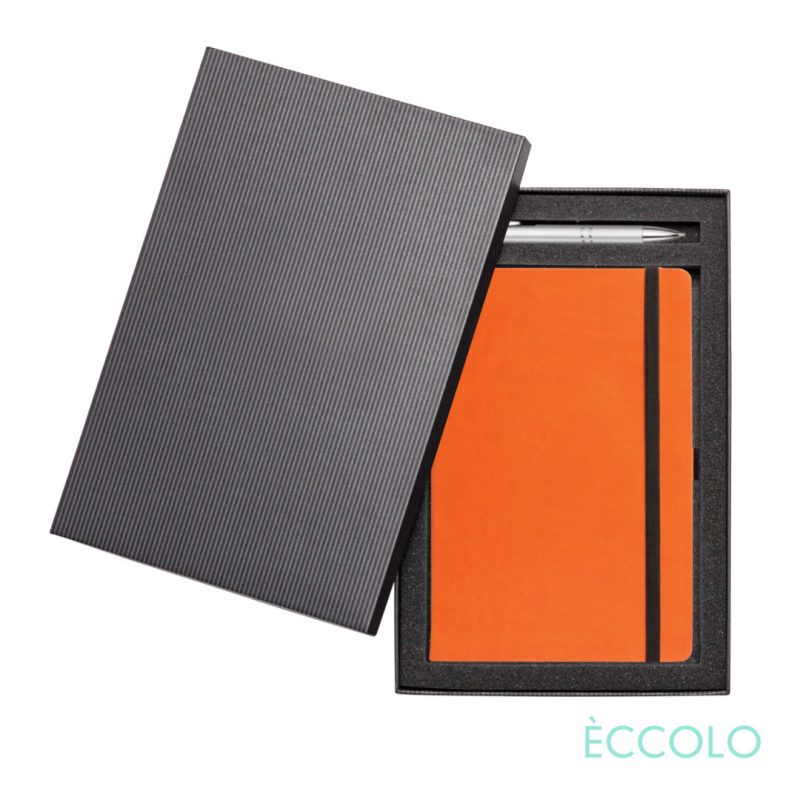 Custom Eccolo? Calypso Journal/Clicker Pen Gift Set - (M) - 4