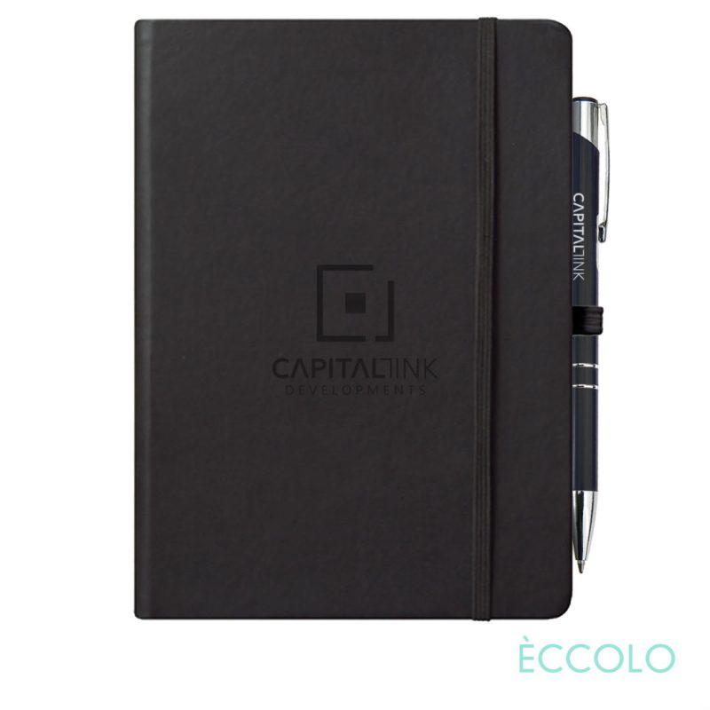 Custom Eccolo? Cool Journal/Clicker Pen - (L) - 3