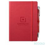 Custom Eccolo? Cool Journal/Clicker Pen - (L) - 4