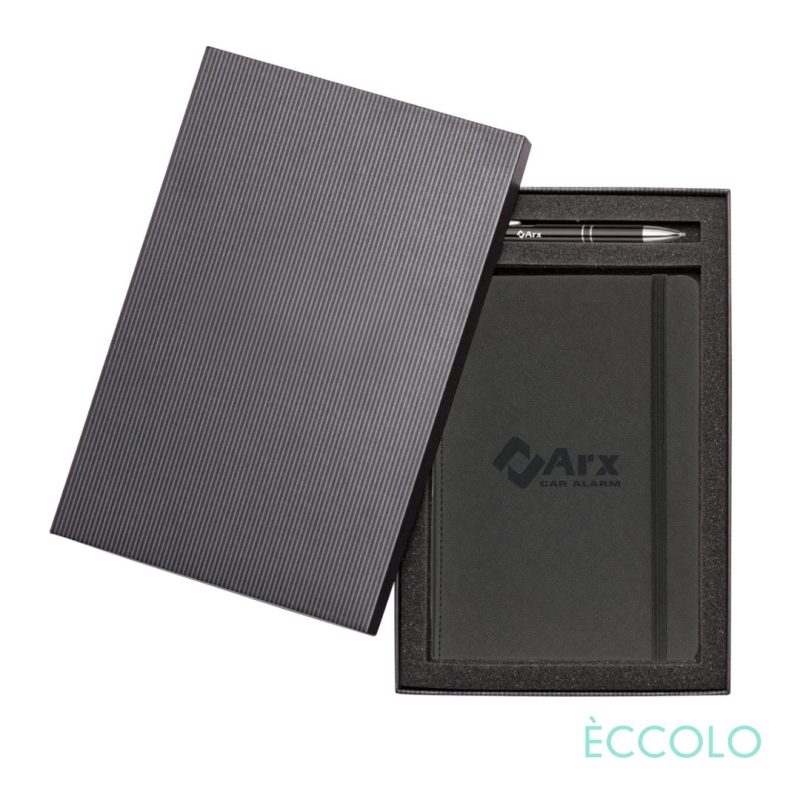 Custom Eccolo? Memphis Journal/Clicker Pen Gift Set - 2